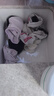 銳步（Reebok）襪子運(yùn)動中高筒襪夏10A抑菌青少年男女薄款透氣防臭棉襪大童襪 曬單實(shí)拍圖