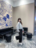 班尼路外套女開衫衛(wèi)衣女裝春秋冬新款休閑顯瘦短款上衣服連帽小個(gè)子女生 灰#純色 【高支柔綿】 XL 曬單實(shí)拍圖
