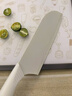 京悠雨陶瓷水果刀家用菜刀切菜切片刀廚房輔食刀具案板套裝宿舍便攜小刀 白柄水果刀 60°以上 2cm 18mm 曬單實(shí)拍圖