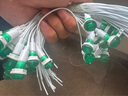 小型220V塑料指示帶線指示燈氖泡12v設(shè)備工作電源信號(hào)燈開(kāi)孔10M 綠蓋 黃燈 220V 線長(zhǎng)20cm（5只） 曬單實(shí)拍圖