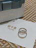 銀千惠999足銀情侶戒指一對戒子鐘情久久結(jié)婚紀念日情人節(jié)禮物送男女友 愛意暗涌對戒/999銀 紀念日禮物/精美禮盒/送男女友 曬單實拍圖