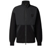 雨果博斯（HUGO BOSS）男士LOGO徽標(biāo)拉鏈夾克外套 黑色 50519194 001 XL 曬單實(shí)拍圖