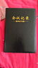 申士（SHEN SHI）A5商務(wù)膚感軟面筆記本子100張/200頁記事本文具軟面抄日記本會議記錄本可印logo 25-773黑色1本 曬單實拍圖