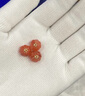 綠儂珠寶 18K金鑲嵌路路通南紅蜜蠟青金石圓珠單珠手串手鏈DIY配飾 【南紅南瓜珠款】直徑約10mm/顆 曬單實拍圖