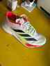 阿迪達(dá)斯 （adidas）男鞋子 秋季新款A(yù)DIZERO BOSTON 波士頓12透氣緩震競(jìng)速跑步鞋 白/黑色/亮紅 41 曬單實(shí)拍圖