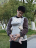 LOVEMAMI英國嬰兒腰凳背帶二合一寶寶輕便四季多功能抱娃外出神器 【3D透氣材質(zhì) 】溫斯特灰 曬單實拍圖