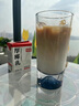 炫野藍(lán)色富士山杯玻璃杯女小眾設(shè)計(jì)雪山杯家用水杯威士忌酒杯咖啡杯子 深邃藍(lán)山脈高款【350ml】 曬單實(shí)拍圖