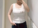 焱思泰白色吊帶背心女可外穿遮副乳打底背心女生顯瘦內搭高級感純欲吊帶 白色（百搭U形領(lǐng)+遮副乳） 均碼 【建議90-130斤】 曬單實(shí)拍圖