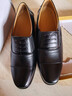 35153515強人夏三接頭皮鞋男鏤空商務(wù)正裝皮涼鞋真皮舒適免系帶透氣 MK-07BL 43 曬單實(shí)拍圖
