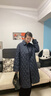波司登（BOSIDENG）2025新款輕薄90鵝絨服女長(zhǎng)款小香風(fēng)菱格襯衫領(lǐng)保暖外套B250134188 暮色深藍(lán)|5995 XL 175/96A 體重約130-140斤 曬單實(shí)拍圖