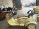 HIMEILI兒童電動摩托車可坐雙人遙控三輪車1-6歲男女孩寶寶可駕駛玩具車 黃色雙驅(qū)+12V9A+軟座+遙控 曬單實拍圖
