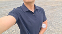 京東京造【桑蠶絲】polo衫男短袖男士t恤送男友禮物 藏藍 XL 曬單實拍圖