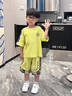 Dudant國(guó)際品牌男童短袖t恤夏裝套裝2025新款衣服寶寶上衣男孩休閑時(shí)髦 秋款綠色長(zhǎng)袖 120 cm 曬單實(shí)拍圖