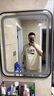 哈吉斯（HAZZYS）男裝 夏季【PHIZ系列】上衣復古印花純棉寬松短袖T恤男 奶油色CR XL （180/100A 50） 曬單實(shí)拍圖