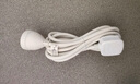 得力（deli）3米 10A 5孔3插延長線 新國標安全門電源插座延長線/電源線插座/三芯延長線 18345（03） 曬單實拍圖