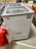 穗凌（SUILING）  穗凌冰柜展示柜臥式商用果蔬保鮮柜小型家用冰柜冷藏飲料綠豆沙柜速凍餃子雪糕冷凍 165升 單溫一室 冷藏冷凍轉換 帶鎖 帶輪子 曬單實(shí)拍圖