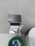 摩豪（Mohao）免打孔紙巾架衛(wèi)生間304不銹鋼手機(jī)置物架廁所手紙盒壁掛式卷紙架 【304拉絲】單紙巾架-帶擋水蓋板 曬單實(shí)拍圖