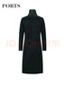 PORTS寶姿女裝秋冬新品長袖中長大衣LN9C032JWF089 香菜綠 M (6) 曬單實拍圖