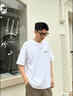 名創(chuàng  )優(yōu)品（MINISO）圓領(lǐng)短袖t恤男夏季純棉親膚體恤衫休閑百搭上衣半袖男 白 M 曬單實(shí)拍圖
