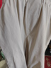 名創(chuàng)優(yōu)品（MINISO）運動休閑褲男夏季涼感速干高街高級感沖鋒工裝褲潮流 淺米 XL 曬單實拍圖