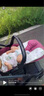 歐孕（OUYUN）嬰兒車涼席墊坐墊夏季安全座椅餐椅涼墊推車墊子 熊貓蜜語72×33 曬單實拍圖