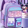 COOLBABY庫(kù)洛米掛件書包小學(xué)生兒童書包護(hù)脊減負(fù)女孩1-3年級(jí)雙肩背包痛包 曬單實(shí)拍圖