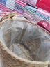 微光里草編花盆擺件藤編海草編織大籃子竹編花盆套綠植家居客廳手提花籃 藤編直筒花籃大號(hào)-30*27cm 曬單實(shí)拍圖