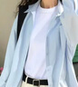小野和子寬松防曬衣襯衫女春夏季防紫外線戶外運(yùn)動冰絲防曬服 曬單實(shí)拍圖