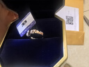 MZMZ鉑金情侶戒指男女對戒白金活口結(jié)婚訂婚告白生日紀念日禮物送女友 奢華款-LOVE情侶對戒【玫瑰金】 曬單實拍圖