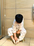 merdor鯊魚兒童拖鞋女夏季親子款室內(nèi)居家用軟底浴室洗澡可愛防滑拖鞋男 卡其（兒童款） 32-33 210mm 曬單實(shí)拍圖