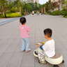 馬·拉丁（M.Latin）馬拉丁童裝兒童裙子2025春裝新款女小童趣味心形口袋潮酷牛仔腰裙 牛仔藍(lán) 100cm 曬單實(shí)拍圖