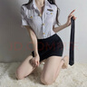 浪莎 性感睡衣情趣內(nèi)衣女級污度誘惑夫妻刺激小胸房事sm成人用品襯衫緊身包臀裙制服角色扮演秘書空姐套裝 曬單實拍圖