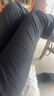 哥弟（GIRDEAR）女裝新款雙排扣高腰通勤正裝小黑褲女1100512 黑色 M (3碼) 曬單實拍圖