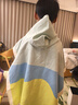 kocotreekk樹兒童沙灘巾柔軟親膚吸水浴巾男女孩斗篷式游泳便攜裝備海洋藍(lán) 曬單實(shí)拍圖