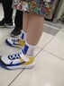 耐克（NIKE）TeamHustleD10魔術(shù)貼防滑減震耐磨中幫兒童籃球鞋白藍(lán)中小童 32 曬單實(shí)拍圖