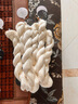 盛蓮S(chǎng)ilk 桑蠶絲Silk22 手染絹絲手工編織毛線(xiàn)春夏線(xiàn) slik22本白色（一絞50g） 一絞 曬單實(shí)拍圖