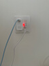 國際電工86型一開七孔快充插座面板家用墻壁手機(jī)USB+Type-c一鍵總控開關(guān) 一開五孔2USB【PC款20W】白色 曬單實(shí)拍圖