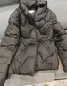 百圖betu女裝秋季新款羽絨服立領(lǐng)輕薄羽絨服夾克式短外套2409T07 黑色 M 曬單實拍圖