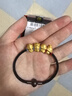 周六福巳季福黃金吊墜女生肖蛇本命年禮物定價A0414413 不含鏈 約1.24g  曬單實(shí)拍圖