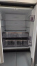 新飛（frestec）60cm超薄零嵌入式445L十字對開門家用電冰箱一級變頻底部散熱全空間除菌平嵌無霜BCD-445WKQ8AT 445升灰【全空間除菌】母嬰冰箱 曬單實拍圖