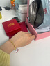 卡鉑亞黃金手鐲女 999足金光面轉(zhuǎn)運珠手鐲萬花筒金鐲子簡約百搭 9.37克（55-56號）寬約2.5mm 曬單實拍圖