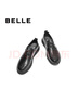 百麗（Belle）男鞋休閑商務(wù)鞋2025新款商場(chǎng)同款真皮爸爸鞋休閑皮鞋8QE01AM5 黑色 41 (255mm) 曬單實(shí)拍圖
