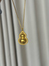 周大福經典傳承 葫蘆足金黃金項鏈(工費1580)40cm 約16.02g F235846 曬單實拍圖