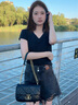 CinvaiKrose輕奢包包女包2025年新款女士斜挎包單肩鏈條包生日七夕情人節(jié)禮物 黑色Black【小號】送女友老婆走心 曬單實(shí)拍圖
