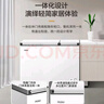 海爾（Haier）293升冰柜鋼板內(nèi)膽家用雙箱雙溫?zé)o需頻繁除霜臥式冰柜減霜小型保鮮柜FCD-293GHXP國家補(bǔ)貼 曬單實(shí)拍圖