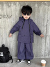 G.DUCKKIDS童裝男童套裝秋裝2024帥氣兒童沖鋒衣兩件套秋季時(shí)尚男孩運動(dòng)服潮 紫色 110碼適合100-110cm年齡4-5歲 曬單實(shí)拍圖