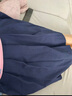 羅蒙女童裙子兒童百褶裙半身裙校園服大童小學(xué)生學(xué)院風(fēng)短裙 黑色140 曬單實拍圖