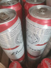 百威（BUDWEISER）聽裝啤酒 百威啤酒 淡色拉格 麥芽熟啤黃啤450ml*20罐 450mL 20罐 曬單實拍圖