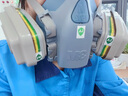 3M7502+6006防毒面具防護(hù)甲醛噴漆多種氣體多功能防毒七件套 曬單實拍圖