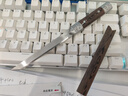 新款創(chuàng)意小直刀精品戶外小刀家用水果刀商用超鋒利廚房瓜果刀 神筆小刀【送刀鞘】 曬單實拍圖